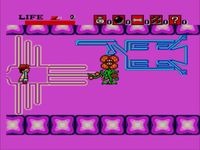 une photo d'Ã©cran de Aztec Adventure sur Sega Master System